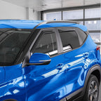 Goodyear Shatterproof in-Channel Window Deflectors for Kia Seltos 2021-2026, Rain Guards, Window Visors for Cars, Vent Deflector, Car Accessories, 4 pcs - GY008487
