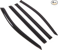 Outside Mount Window Vent Visors Rain Guards Compatible with Dodge Grand Caravan 2008-2016 | Side Window Wind Deflectors Rain Shields | Smoke Tinted, 4 Pcs Set, DGWV-790