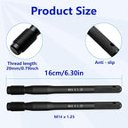 ZKTOOL 2PC Wheel Alignment Pin,Wheel Fixing BoltsBlack Wheel Hanger Alignment Pin Guide Tool,Wheel Lug Bolt Automotive Mechanic Tool,Tool for Changing Tires on Cars with Lug Bolts (M14×1.25)…