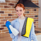 80 Pcs Microfiber Towels:16"x16" Microfiber Drying Towels Bulk Micro Fiber Car Cleaning Cloth for Cars Drying Washing Polishing Office Windows Cleaning Household Supplies (Gray,Yellow)