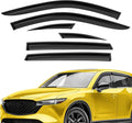 Extra Durable Window Deflectors Tape-On Window Visors Rain Guards Fit for Mazda CX-5 2017-2025, Sun Visors, Wind Vent for Shades, Exterior Car Accessories - 6pcs. AG0661