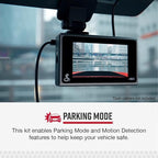 Cobra 2.5A Micro USB Hardwire Kit for SC Series Dash Cams - 15ft Cable, Enables Parking Mode and Motion Detection Features (Select Models)