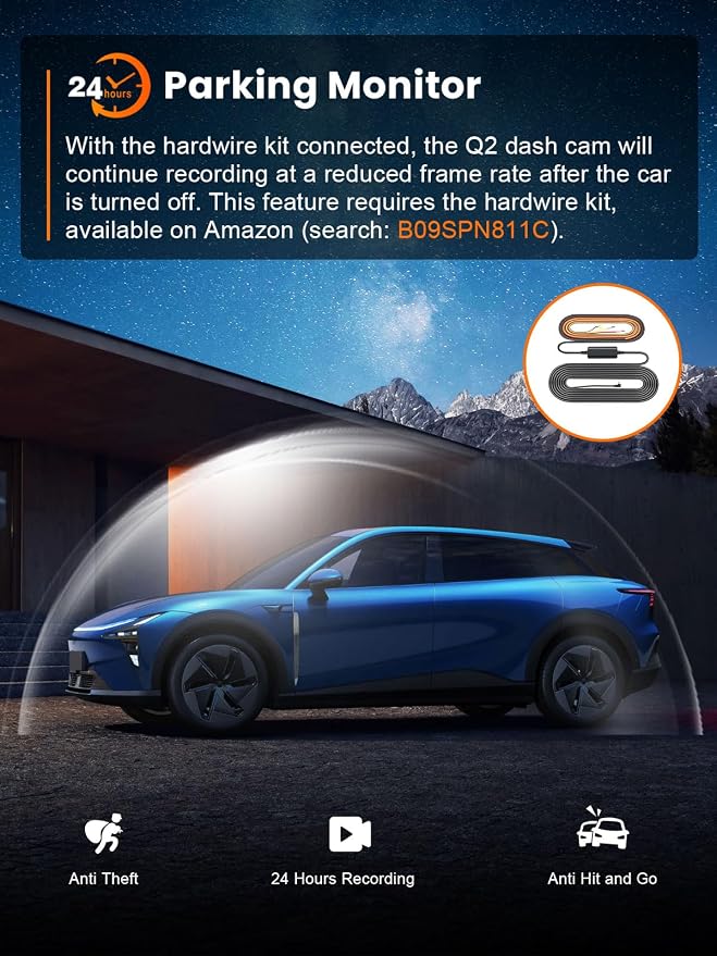 4K Dash Cam Front, Built-in 5G WiFi, 32GB Card Included, Dash Camera for Cars, Mini Dashcam with Super Night Vision, Loop Recording, G-Sensor, 24 Hours Parking Monitor, Support 256GB Max