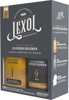 Leather Cleaner & Conditioner Kit by for Furniture, Car Interior, Shoes, Handbags, Includes 2 Application Sponges, Two-Step System, 16 Oz Each