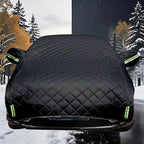 Hail Protector Car Cover for Genesis GV60 (2023-2024),Hail Car Cover Thickened Anti-Hail Half Protection,Waterproof All Weather,Sun-Resistant Scratchproof ze42