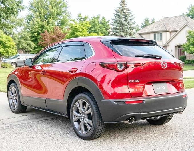 2020-2026 Tape-On Rain Guards for Mazda CX-30 Side Window Visor Deflectors 2.5 S Select Sport Preferred Premium Turbo CX30 Durable Vent Shades 2021 2022 2023 2024 2025