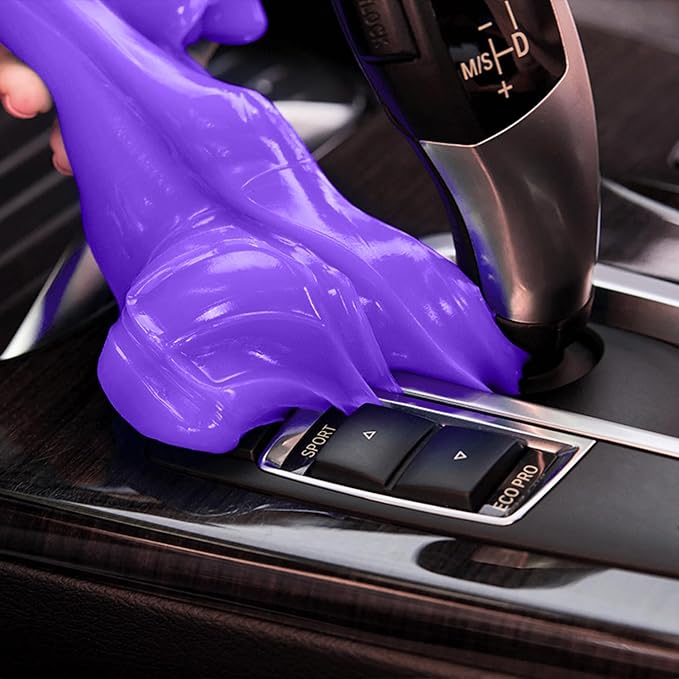 Car Cleaning Gel Detailing Kit - Automotive Dust Crevice Cleaner Slime for Auto Interior Detail Removal - Putty for Keyboard Cleaning and Car Accessories