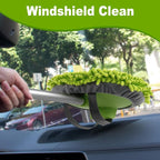62" Microfiber Car Wash Brush Mop Kit Mitt Sponge with Long Handle Car Cleaning Supplies Kit Duster Washing Car Tools Accessories, 1 Chenille Scratch-Free Replacement Head Aluminum Alloy Pole