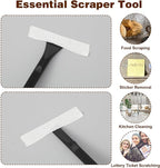 9 Pcs Car Crevice Cleaning Tool, 5.79 Inch Multi-purpose Detailing Equipment Crevice Tool for Cleaning Small Narrow Spaces and Gaps, Remove Stickers Labels (Black)