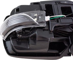 Passenger Side Power Heated Mirror with Turn Signal Textured Black Compatible with 2013-2014 Subaru XV Crosstrek SU1321131