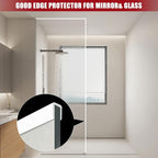 Rubber Edge Trim, Flexible Self-Adhesive U Shaped Peel and Stick Edge Banding, 3/8"(9.5mm) Wide U Channel Edge Protector, Baby Proof Edge Guards for Woods, Plywood, Furniture, 20Ft, White