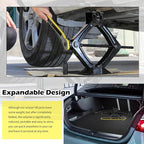 Scissor Jack for Car with Ratchet Wrench,1.5T (3307lbs) Capacity Scissor Car Jack Kit for Lifting Light Vehicles,Heavy Duty Vehicle Accessories Tire Jacks Lifting Range of 3.94-13.19"