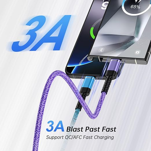 6FT Type C Car Charger Cable Fast Charging Cord for iPhone 17E/Air/17 Pro Max/16 Pro Max/16e/16/15 Pro/15 Plus,USB to USB C Car Charger Cable USB A to USBC Fast 16e 17 Charging Cord Type C Power Cords