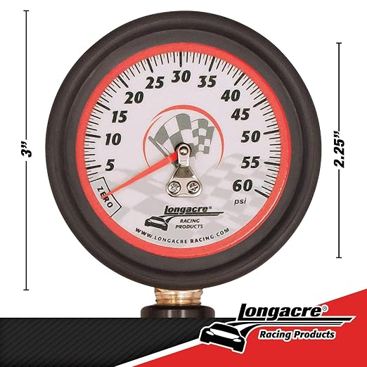 52-52003 Tire Pressure Gauge, 2-1/2 Inch, 0-60 PSI