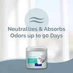 15oz Gel Odor Eliminator - Absorb & Remove Tough Odors in Pet Areas, Bathrooms, Basements, Garage, Cars, RVs & Boats - Eliminate Odors Quickly (1-Pack, Soothing Breeze)