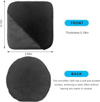 Car Screen Cleaner, Microfiber Auto Screen Cleaning Pad, Foldable Touch Screen Cleaner Cloth for Vehicle Dashboard LCD Display, Interior Car Accessories (Square+Round)