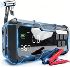 8000A Jump Starter with Air Compressor, Portable Tire Inflator, German-Tech Fast-Charging Power Bank Car Battery Booster for Car Owners Camping, Road Trips, Family Safety & Gift Giving (A3)