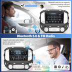 2+64G Car Radio for Chevy Colorado GMC Canyon 2015 2016 2017 | Car Stereo with Wireless Carplay Android Auto Bluetooth Touch Screen with WiFi FM GPS SWC Backup Camera