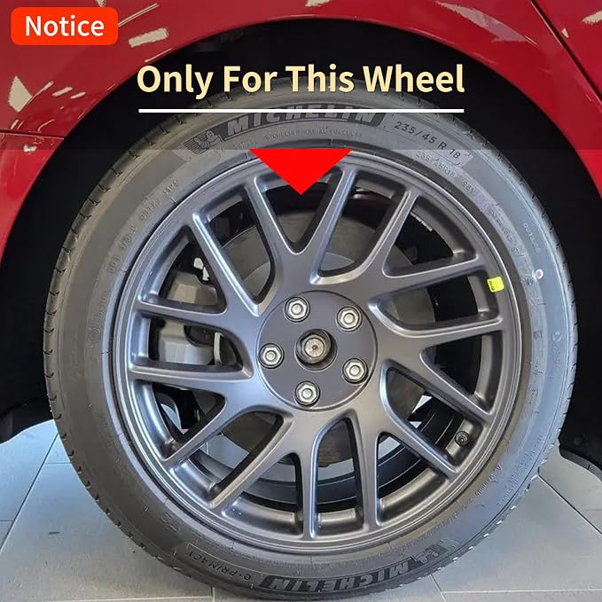 Wheel Cover for Tesla Model 3 Highland (2023-2025) Hubcaps 18 inch Hubcaps 4PCS Wheel Rim Cover Full Rims Cover ABS Hubcap for Tesla Model 3 Accessories