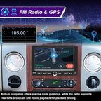 5GWiFi Upgrade Radio for Ford F150 2004-2008, F250/F350 2006-2016, E150/E250/E350 2009-2014, Expedition 2007-2014, Explorer Edge Mustang Fusion 7in Touchscreen Stereo Apple Carplay Android Auto GPS FM