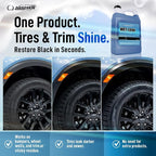 WET LOOK All Season Dressing 5 Gallons -Exterior Rubber & Plastic Solvent Based Dressing for Car Detailing | Produces a Deep, Rich, Long lasting shine | Safe For Cars Trucks, Motorcycles, RV