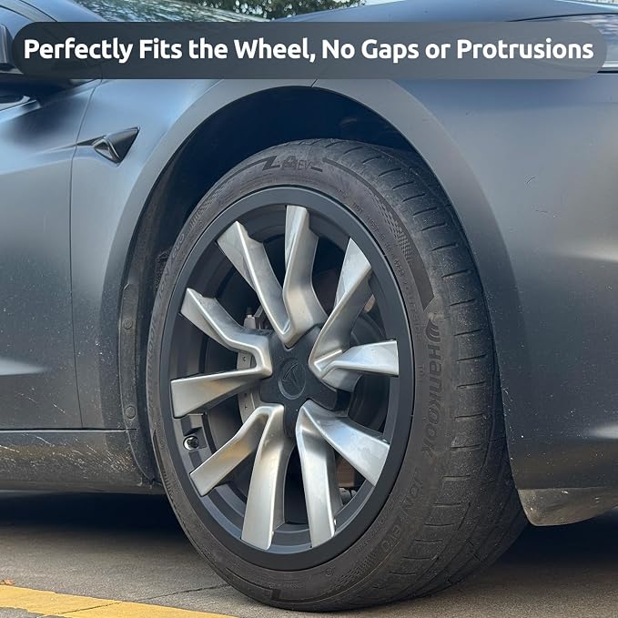 Rim Protector for Tesla 2024 2025 2026 Model 3 Highland 19 Inch Nova Wheels Cover All-in-one Car Tire Trim Rings Rim Case Hubcaps Model 3 Accessories