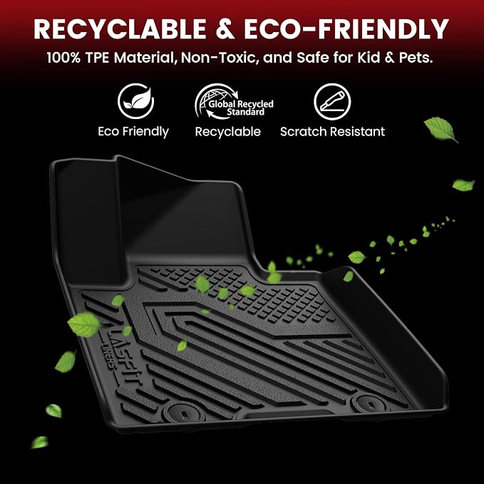 Floor Mats & Cargo Mat with Seatback for Hyundai Tucson 2021 2020 2019, All Weather TPE Car Mats Custom Fit Hyundai Tucson 2019-2021 Floor Liners & Trunk Mat with Backrest, Black