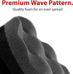 Adam's Polishes Pro Tire Hex Grip Applicator - Tire Shine Car Detailing Foam Sponge Tool | Car Cleaning Supplies After Car Wash leaner | for Vinyl Rubber & Trim Accessories | Wheel & Rim Cleaner