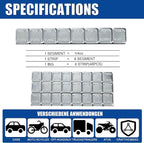 Upgraded Wheel Weights 1/4oz, 0.25oz - 48PCS Adhesive Stick on Wheel Weights, 12oz/Box, Perfect for Cars/Trucks/SUVs/Motorcycles