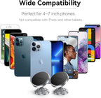 【2 Packs Magnetic Phone Holder for Car【Strong Magnet】 Phone Holders for Your Car Phone Holder Mount【4 Metal Plate】 Universal Car Accessories for Women Men for iPhone Samsung Speakerphones