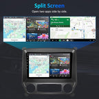 Android 15 Car Radio Stereo for Chevy Silverado&GMC Sierra 2014-2018: 10-Inch Touchscreen Upgrade for 2015 Silverado Radio, Wireless CarPlay&Android Auto/Bluetooth/WiFi/GPS/FM SWC/Backup Camera,4+64G