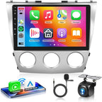 4 Core 64G Car Stereo for Toyota Camry 2006-2011 Manual A/C, 10.1’’ HD Incell Touch Screen Android 13 Radio, Wireless Carplay Android Auto,5G WiFi,GPS,Bluetooth 5.0,FM,32 EQ,Backup Camera