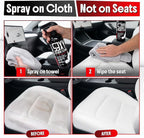 Tesla Interior Cleaner - White Seat & Stain Remover for Model 3, Y, X, S - Safe on Vegan Leather - Removes Dirt, Oils & Light Stains - No Residue - Light Citrus Scent - 16oz Kit