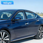 Side Window Visors for Nissan Altima 2019–2026, Light Smoky Blue Rain Guards Vent Visors Window Deflector, Reduce Wind Noise for Comfortable Driving, 4PCS