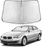 Windshield Sunshade Compatible for BMW 5 Series 525i 520i 528i 530i 535d 535i 550i Series 2011-2014 2015 2016, Sun Visor for Window Sun Shade Cover, UV Protector, Car Accessories