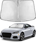 Windshield Sunshade Compatible for Audi TT, TT RS, TTS 2000-2021 2022 2023, Sun Visor for Front Windshield & Window Sun Shade Cover, UV Heat Blocker & Protector, Car Accessories