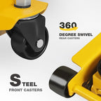 3 Ton Hydraulic Floor Jack Dual Pump for Quickly Car Lift, Low Profile Service Jack, 6600 lb Capacity