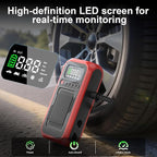 Portable Air Compressor with Jump Starter, 150 PSI Digital Tire Inflator 4000A Car Battery Jumper Box with 20000mAh Power Bank, Auto Shut-off Cordless Air Pump for Cars, Trucks, Motorcycles, Bikes
