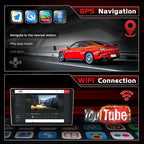 4+128GB Android 15 Car Radio for Nissan Versa Sedan 2015-2019 Wireless Carplay Android Auto, 10.1" 1280 * 720P in-Cell Touch Screen Car Stereo WiFi Bluetooth GPS FM/RDS EQ Backup Camera MIC
