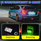 7 PCS USB LED Car Interior Atmosphere Lamp, Plug-in USB Decor Night Light, Portable Auto Ambient Lighting Kit, Universal Vehicle Interior Accessories for Most Cars (Multi-Color)
