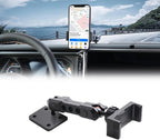 2024 2025 JL Cell Phone Mount for Jeep Wrangler - Dash Cell Phone Mount Dashboard Phone Holder for 2024+ Jeep Wrangler JL 4XE Accessories 2025+ Jeep Gladiator JT Accessories, 1 Pack, Black