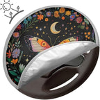 Butterfly Car Steering Wheel Cover Sun Shade,Anti-Heat Steering Wheel Protector,Universal 17 inch Auto Steering Wheel Sun Block Cover,Cute Steering Wheel Accessories for Women