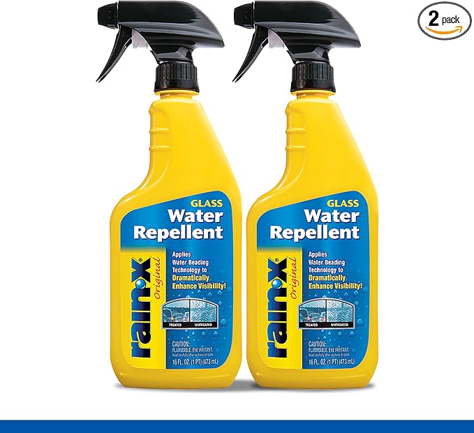 630529 Glass Treatment Trigger, 16 fl oz - Exterior Glass Treatment to Drastically Improve Wet Weather Driving Visibility During All Weather Conditions (Pack of 2)