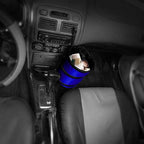 Automotive Waterproof Portable Collapsible Small Trash Can Garbage Container fits Most Cars,Polyethylene, SUVs, and Trucks Blue