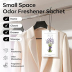 12 Pack Assorted Floral Scented Sachets - Lavender, Rose, Jasmine, Ocean, Gardenia & Lily | Drawer, Closet & Car Air Freshener Bags | Multi-Scent Home Fragrance Gift Set