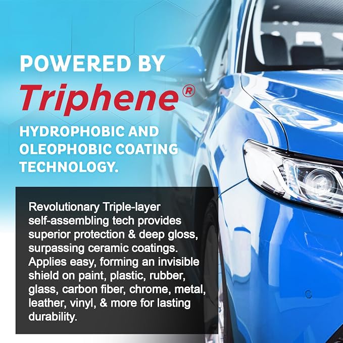 MAXLONE™ Car Spray with Triphene® All Purpose Waterless Detailer 20 oz | Quick Spray & Wipe, Better Than Any Car Detailing Kit, Clean, Shine, Protect Paint, Glass, Wheels, & Trim Without Pre-Washing