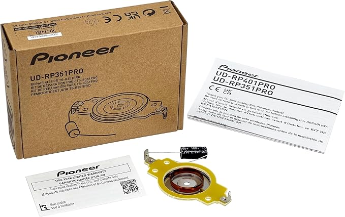 UD-RP351PRO Repair Kit - Replacement Diaphragm for TS-B351PRO 3-1/2' P.R.O. Series Bullet Tweeter