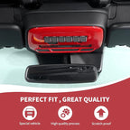 for Bronco Front Reading Light Panel Trim Cover Compatible with 2021-2025 Ford Bronco Interior Accessories 2-Door 4-Door, Red (with AUX Switches)