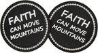 2 Pack Bling Car Cup Holders, 2.75 Inch Bling Crystal Rhinestone Soft Anti-Slip Cup Mats Auto Drink Coasters Car Interior Decoration Accessories for Women or Girls (Black)
