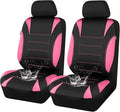 Waterproof Car Seat Covers Front Seats Only with 5mm Composite EVA, Neoprene Car Seat Cover Separate Headrest Cover, Quick Setup Universal Fit for Car SUV Trucks,Airbag Compatible Black Pink